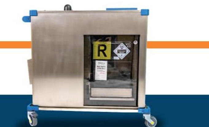 Compartimento dedicato al materiale contaminato